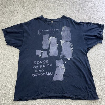Depeche Mode Songs of Faith and Devotion Tour Shirt Size XL Late 