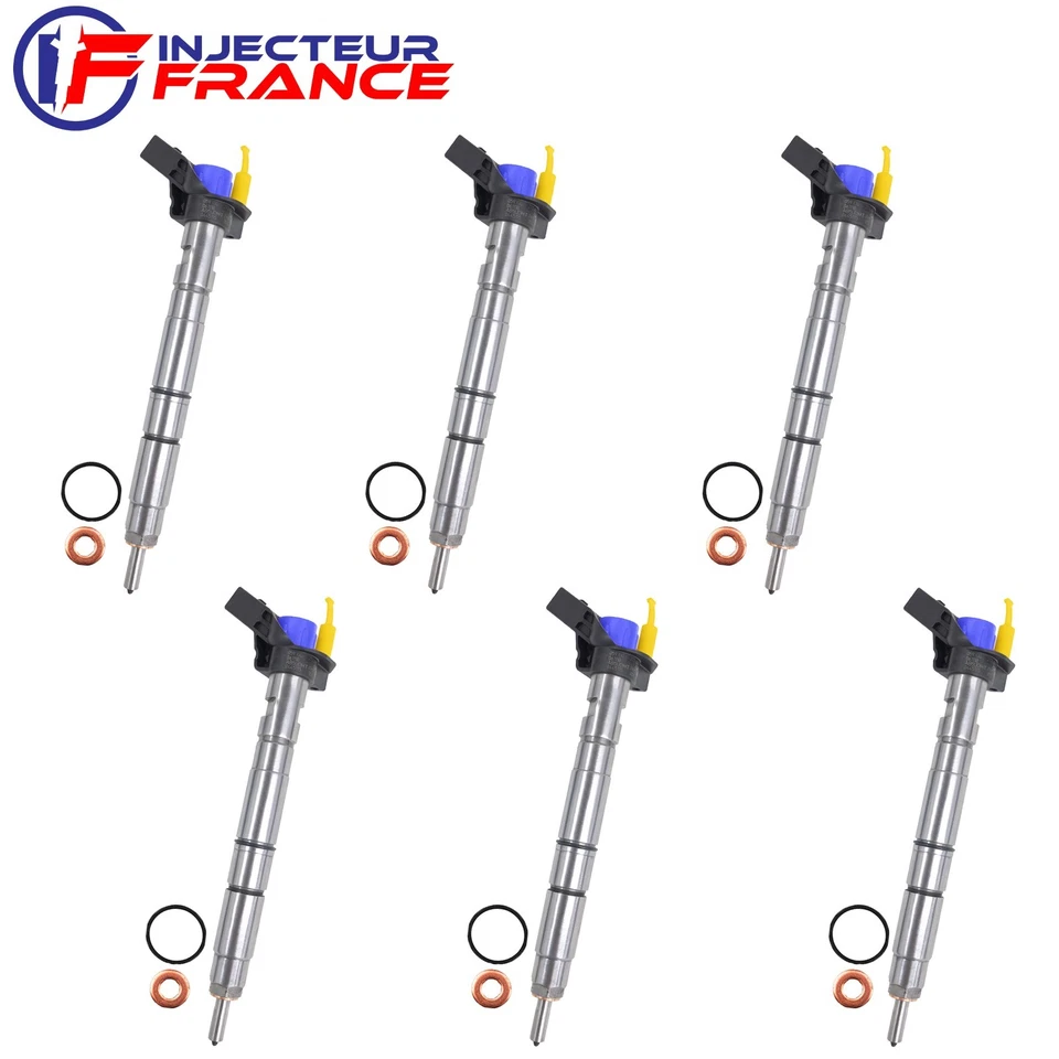 6x 0445115052 059130277AB Injecteur VW Touareg Audi A4 A5 A6 3.0 Tdi 0445115079 - Photo 3/4