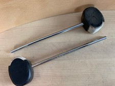 Lot of 2x Bass Kick Drum Pedal BEATER Parts Reversible Hammer Felt Hard Plastic