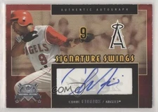 2005 Fleer National Pastime Signature Swings Chone Figgins #SS-CF Auto
