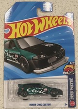 2026 Hot Wheels Super Treasure Hunt Green Honda Civic Custom / F Case