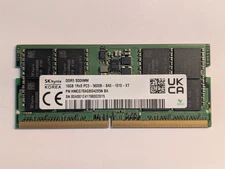 SK Hynix 16GB DDR5 5600MHz Laptop SODIMM RAM 1Rx8 PC5-5600B HMCG78AGBSA095N