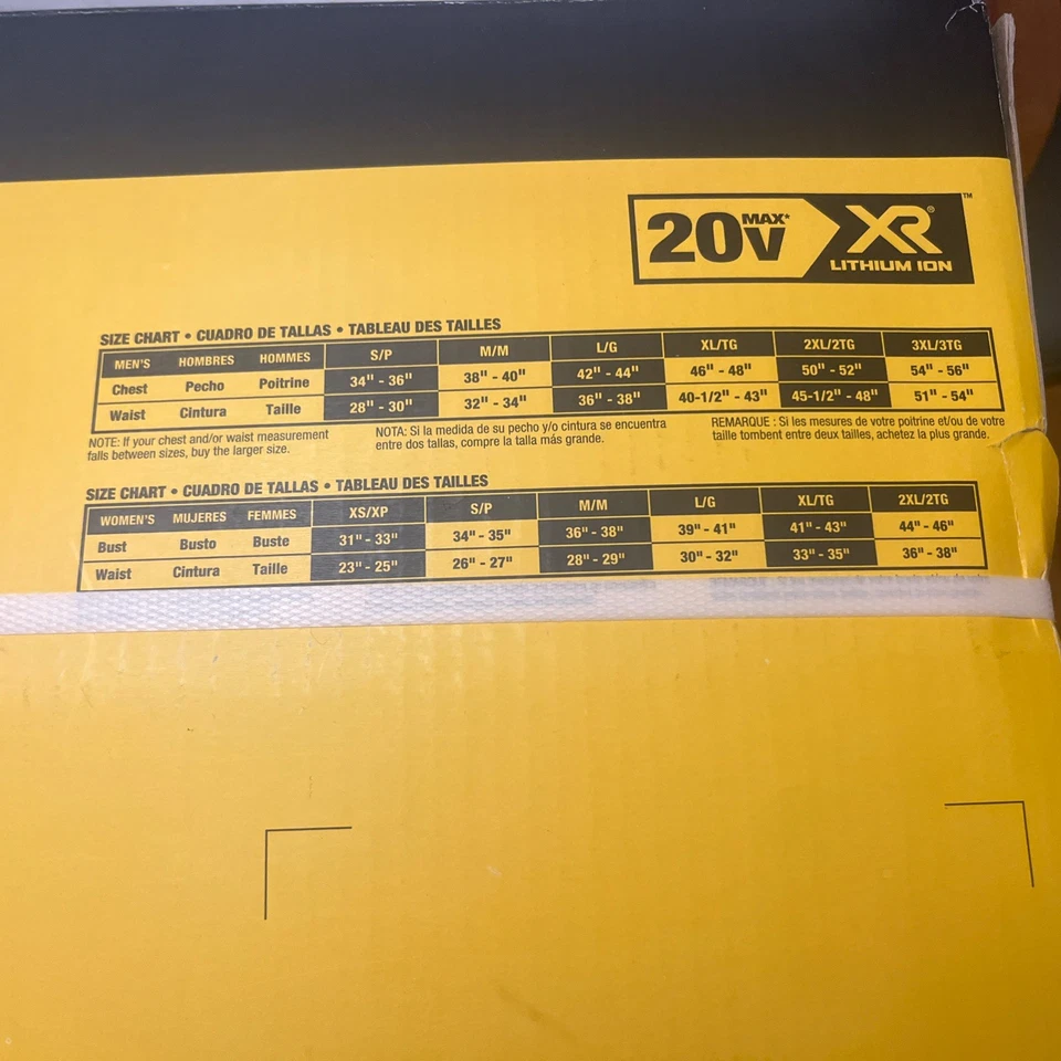 DEWALT DCHV086BD1XL Reversible Kitted Vest - Black - Image 3 of 3