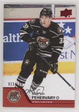 2020-21 Upper Deck AHL Exclusives 13/100 Martin Fehervary #84 0ea