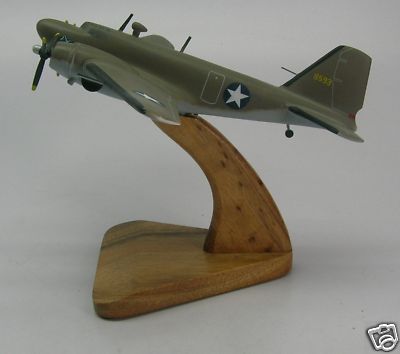 B-18 Bolo Douglas Airplane Desktop Kiln Wood Model Free Shipping Large New