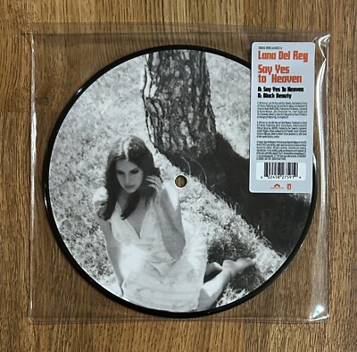 Lana Del Rey Say Yes To Heaven vinyl 7” Picture Disc record New