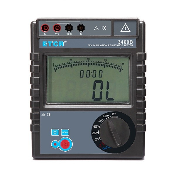 ETCR3460BInsulation Resistance Tester Insulation Resistance Range0.1MΩ~400GΩ ✦KD