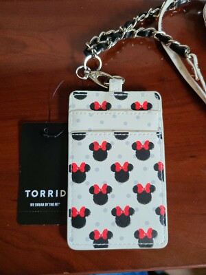 Disney Minnie Mouse Lanyard Card Holder by Loungefly