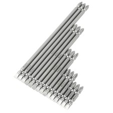 50-200mm Double Ended Screwdriver Bits Phillips/Slotted 1/4" Hex Shank 6mmxPH2