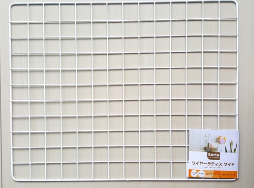 Japan Import - Kitchen Garden wire hanging rack Mesh Memo Notice Grid wall Board - Picture 32 of 77