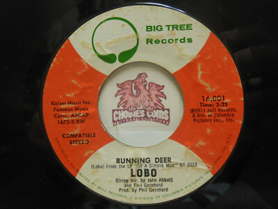 Lobo - Running Deer / It Sure Took A Long Long Time, 45 RPM VG (6H)