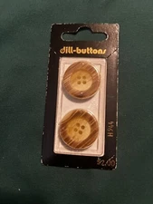 Vintage Dill Buttons Style 5085 Size 7/8 23mm