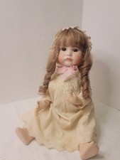19" SFBJ 252 Paris Full Jointed Toddler Doll w/ Elegant Nightgown & Bloomers
