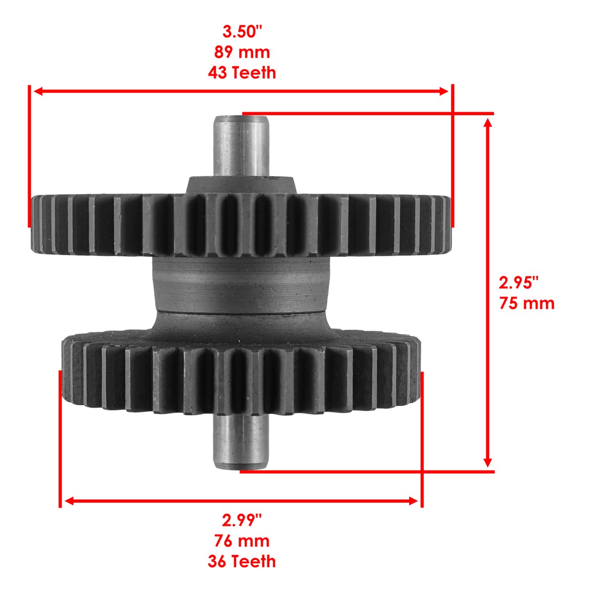 Starter Clutch Idler Gear Shaft fits Yamaha VSTAR V STAR 1100