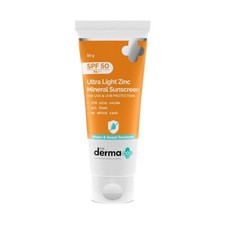 The Derma Co Ultra Light Zinc Mineral Sunscreen With SPF 50 PA 50 g ,