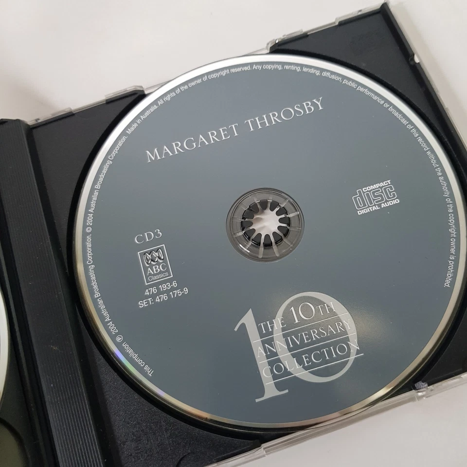 CD Margaret Throsby 10º Aniversario Colección Handel Barber Mahler 2004 ABC Foto 3 de 4