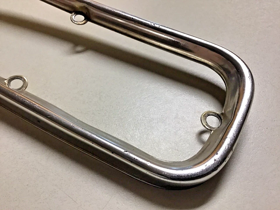 1966 CHEVELLE MALIBU SS TAIL LIGHT LENS TRIM BEZEL OEM GM 66 - Image 3 of 4