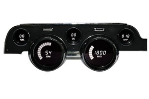 1967-1968 Ford Mustang Digital Dash Panel Cluster Gauges WHITE LEDs | eBay