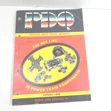 VINTAGE 1989 PDQ PROVEN DRIVE TRAIN QUALITY POWER TRAIN COMPONENTS CATALOG 