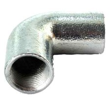 20mm 25mm Galvanised Solid Elbows for Electrical Conduit