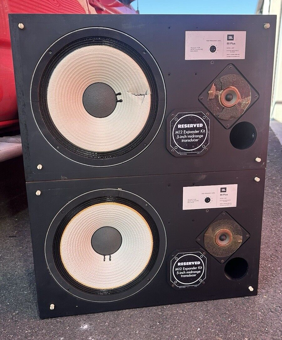 JBL 3ウェイスピーカー 88 Plus 12(L88P/M12) ペア ▽ 66187-10