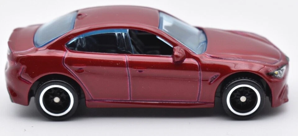Matchbox Superfast 2016 Alfa Romeo Giulia dark red. Rubber Tyres. not released - Image 3 of 4
