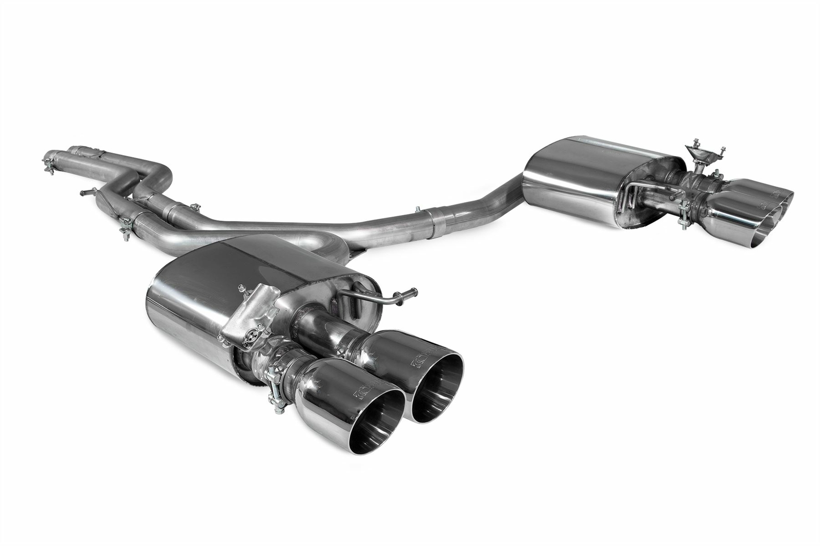 Scorpion Exhaust Non-res half Sys Audi S4 B9 Quattro 3.0T V6 Avant Non-GPF 17-19