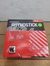 Qty: 100 INDASA 5" RHYNOSTICK REDLINE PSA SOLID SANDING DISCS, 500 SERIES P 100