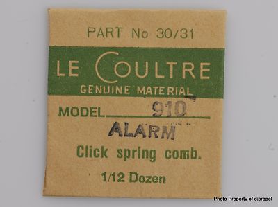 Jaeger LeCoultre Click Spring Comb Cal.910 Part #30/31 434