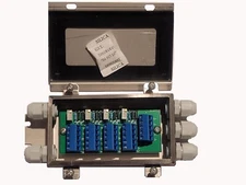 JUNCTION BOX FOR 4 LOAD CELLS Signal Trim 10 turn adjustment