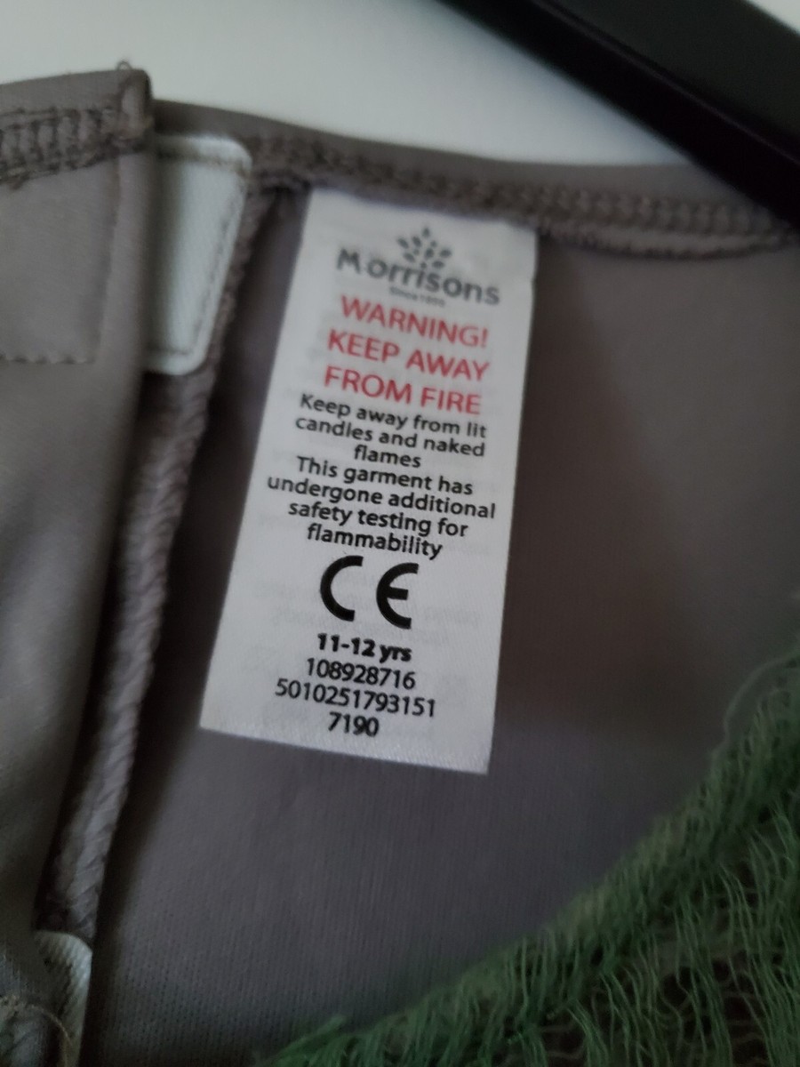 Halloween Costume Kids Boys Nutmeg Morrisons Zombie Monster