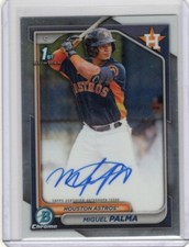 MIGUEL PALMA 2024 BOWMAN CHROME 1ST BASEBALL AUTOGRAPH AUTO 