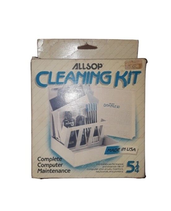 Allsop Cleaning Kit | w/Disk Filing System 10 | Computer Maintenance (New!)