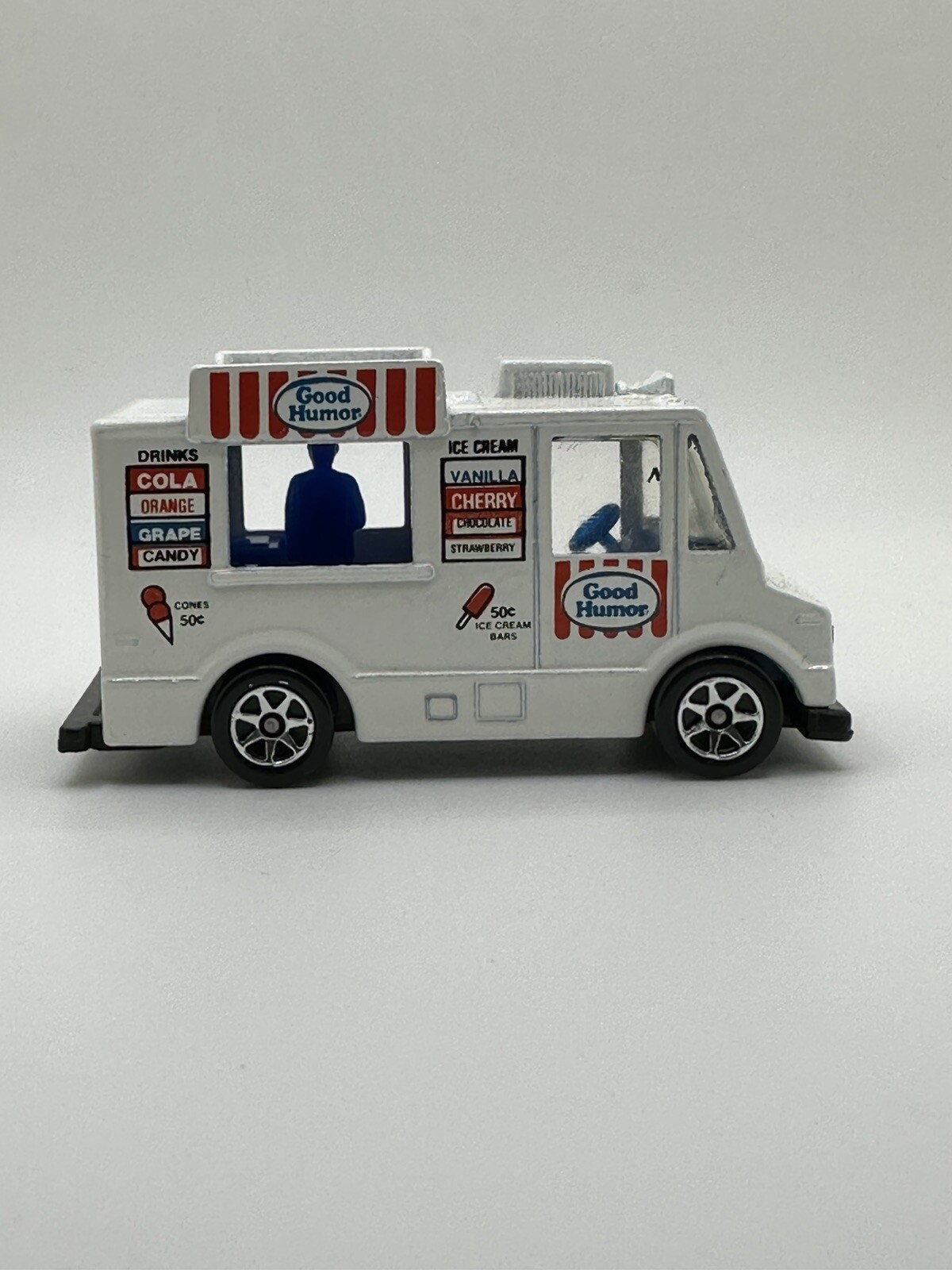 Vintage 1995 Hot Wheels Mainline #5 Good Humor Truck White