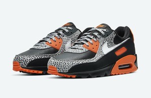 black and orange air max 90s