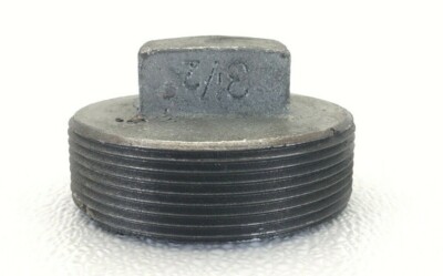 1018S PECO 3-1/2-INCH PLUG SQUARE HEAD CLOSE UP EQUAL TO PLUG9-SQ, PLG95, PLG95M