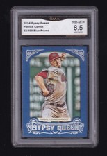 2014 Gypsy Queen Blue Patrick Corbin 82/499 #298 Arizona Diamondbacks GMA 8.5