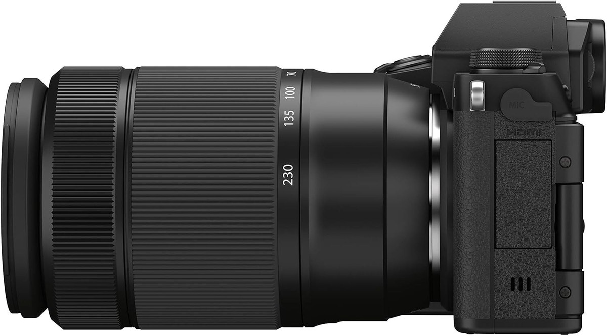 富士フイルム - FUJIFILM X-S10+XC15-45mm  +XC50-230mmF FUJIFILM X-S10 Black Mirrorless Digital Camera with XC15