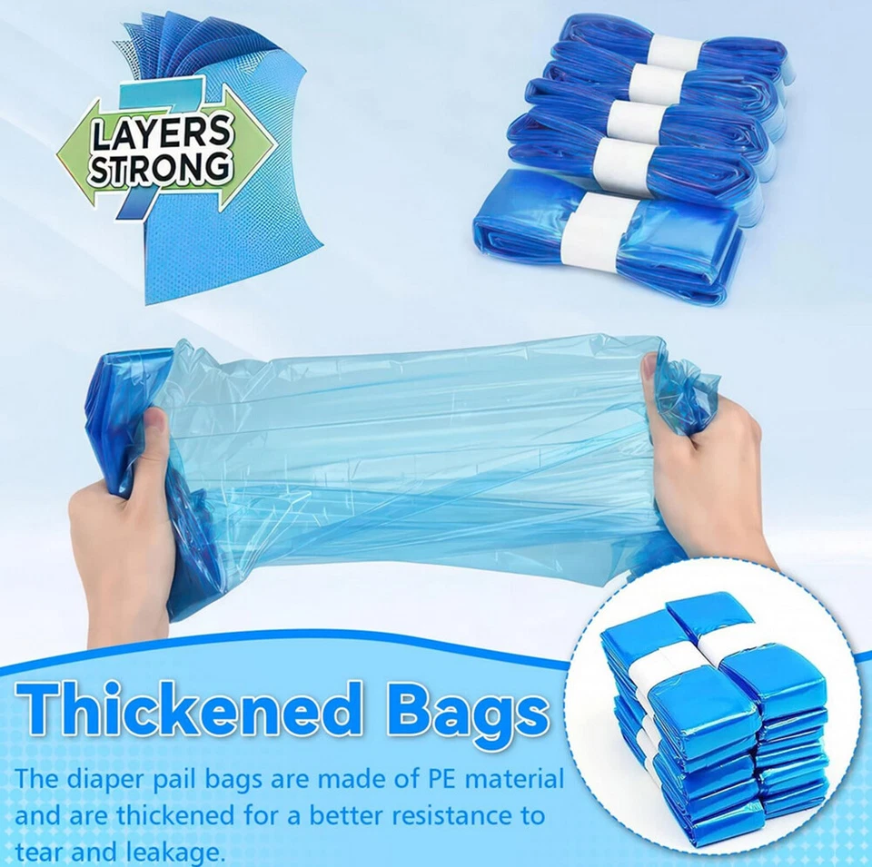 12 Pack Nachfüllbeutel Nachfüllkassette kompatibel mit Angelcare Tommee Tippee - Bild 4 von 4