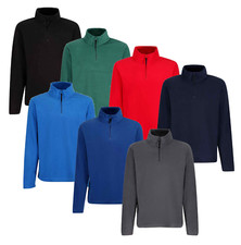 Regatta GREY BLUE RED BLACK GREEN Overhead Half Zip Neck Pullover Fleece S-XXL