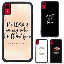 For iPhone SE4 16E 12 13 14 15 16 Pro Max i will not fear quotes Flexible Covers