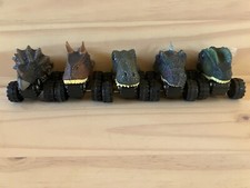 DinoBros Dinosaur Toy Pull Back Cars Set of 5 Dino Cars No Batteries Required