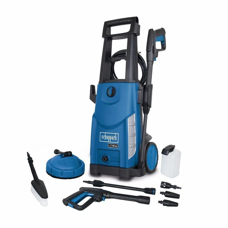 Idropulitrice elettrica acqua fredda 180 bar 480 l/h 2400 W Scheppach hce2600