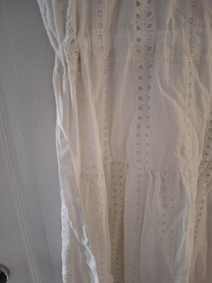 Great Plains London White Embroidery Dress Size 12 BNWT eBay