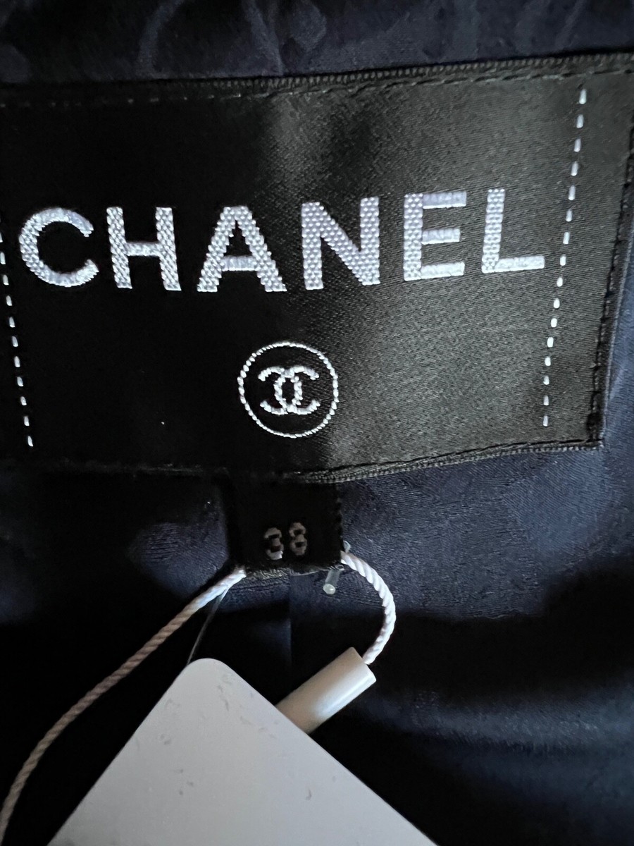 CHANEL 17A NEW TAGS TWEED FANTASY BLUE JACKET SEQUINS PEARLS CC