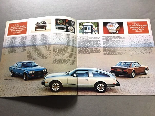 1978 Toyota Celica and GT 14-page Original Car Sales Brochure Catalog Foto 2 de 4