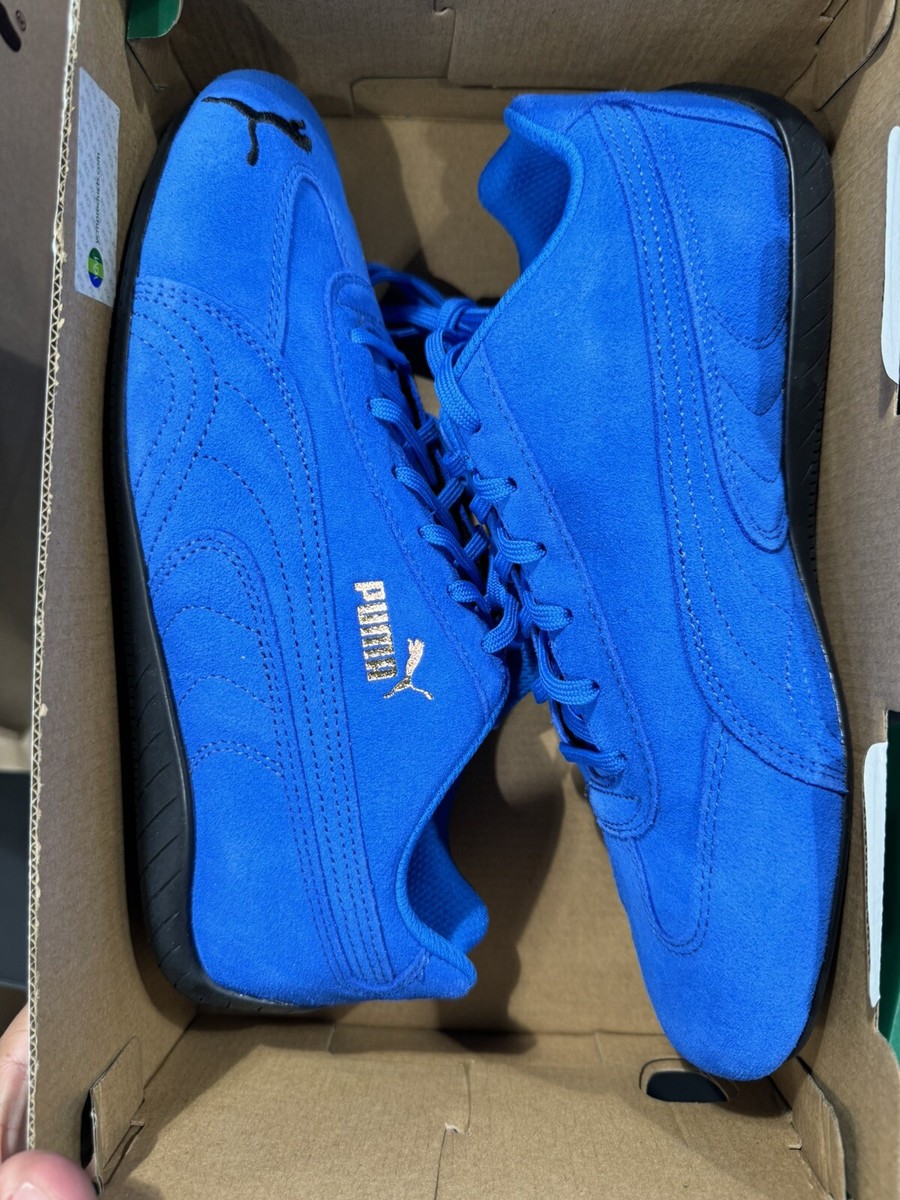 PUMA Speedcat Shield SD Men\'s Size 11.5 Blue 387272-06 Puma Speedcat Shield Sd Lace Up Blue Sneakers Shoes 387272  main image 3