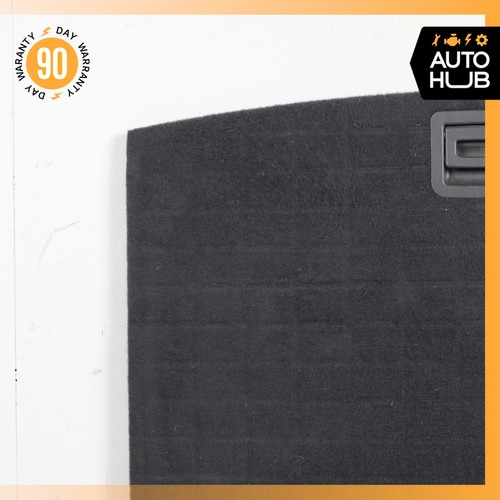 15-18 Porsche Cayenne 958 E-Hybrid Rear Trunk Floor Carpet Cover Panel Black OEM - Picture 2 of 13