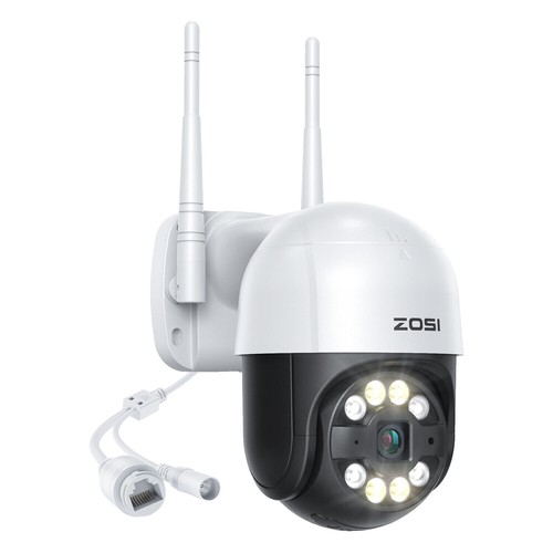 ZOSI 5MP 8MP 8CH WiFi 6 Security Camera Bundle,4×Pan-Tilt 1×360° Dome,with 4K NVR & 1TB HDD, Auto Tracking & AI Human,Vehicle,Pet Detection,Color Night Vision, 2-Way Audio - View #7