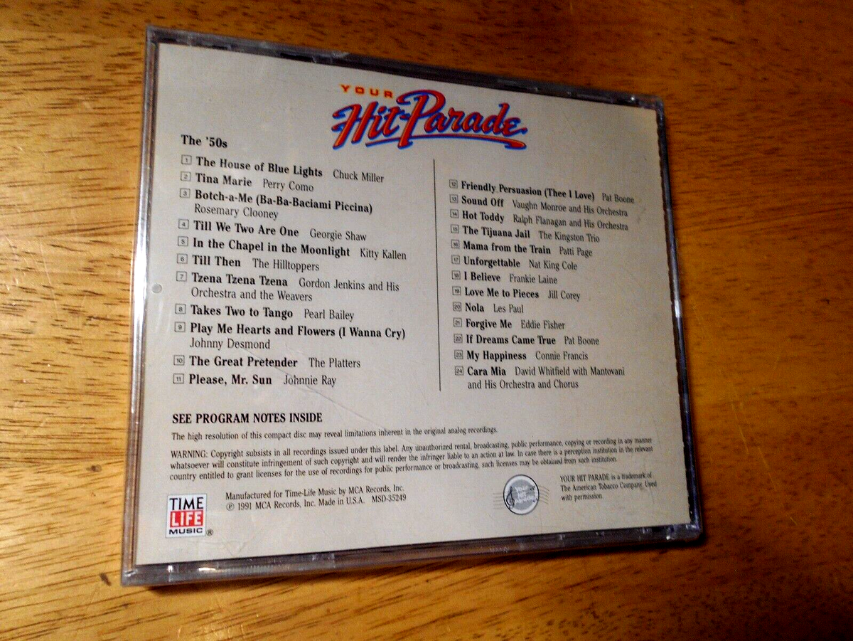 Unforgettable : the days of Dreams Come… The Unforgettable '50s Time Life CD 1991 Pop Easy Listening